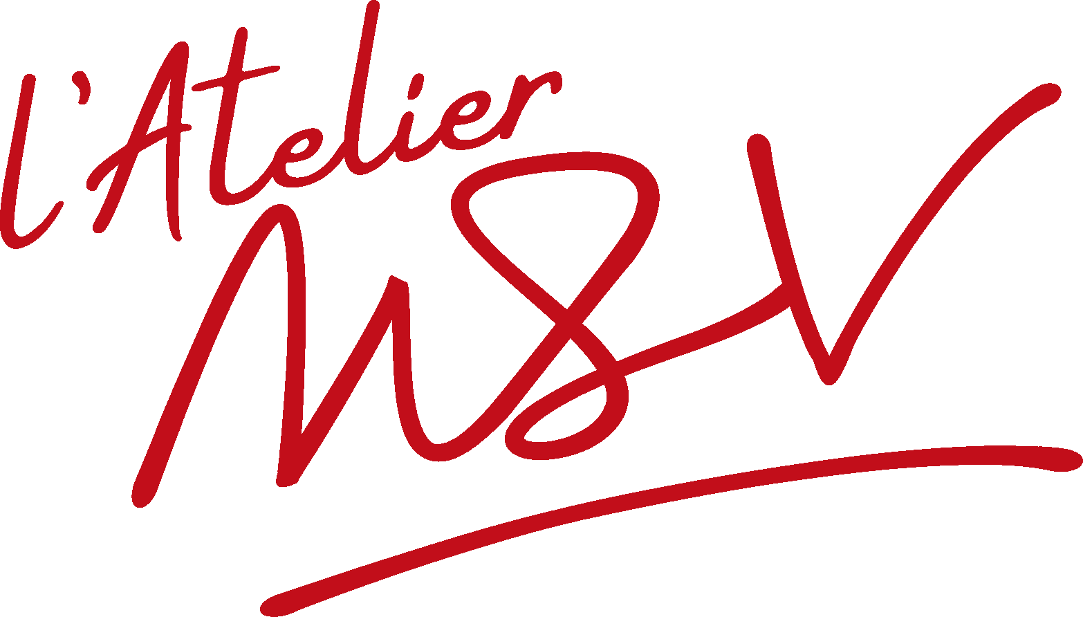 Logo Atelier MSV, micro sablage verrier